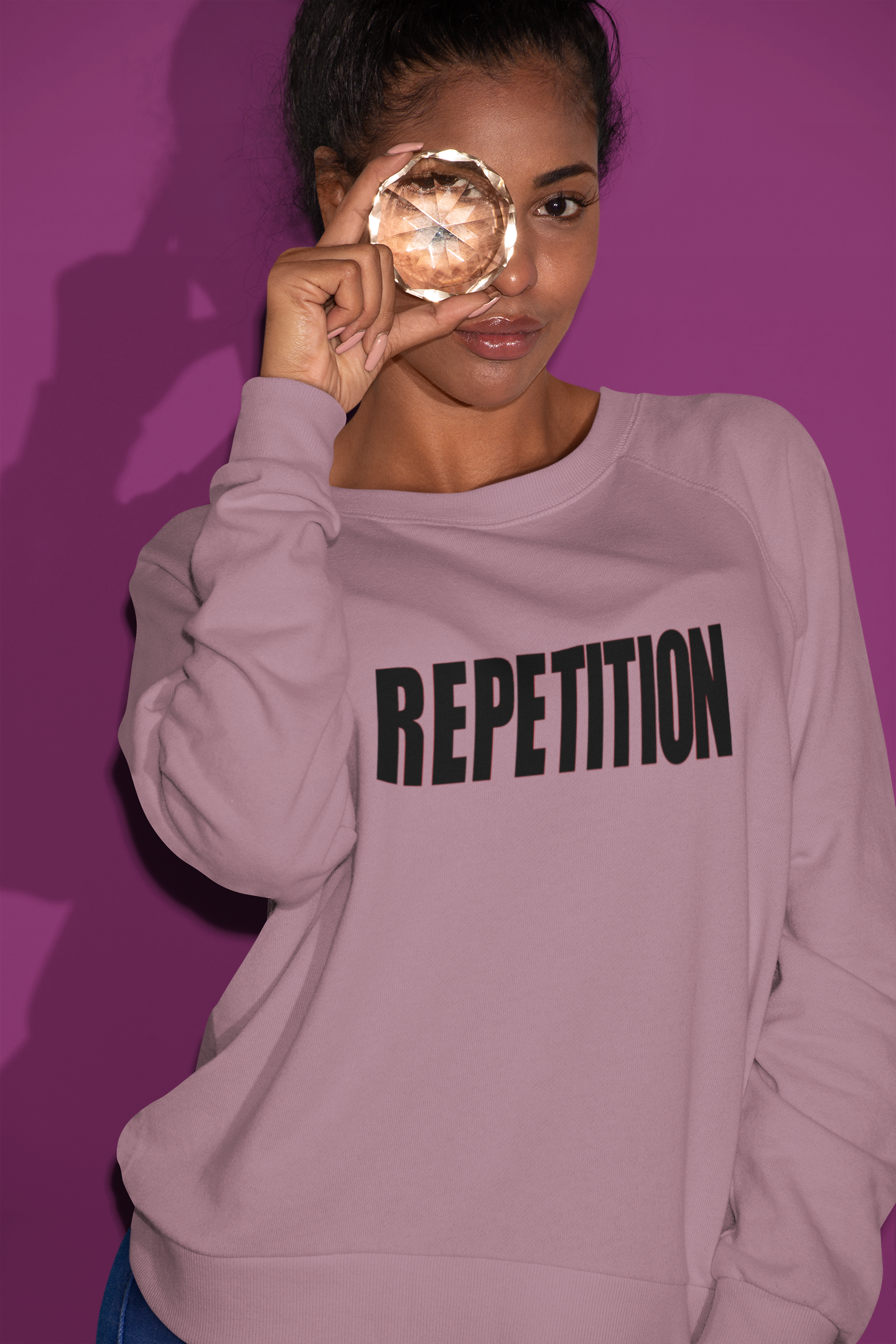 3.1 Women's Crewneck Pullovers - Hazy Pink