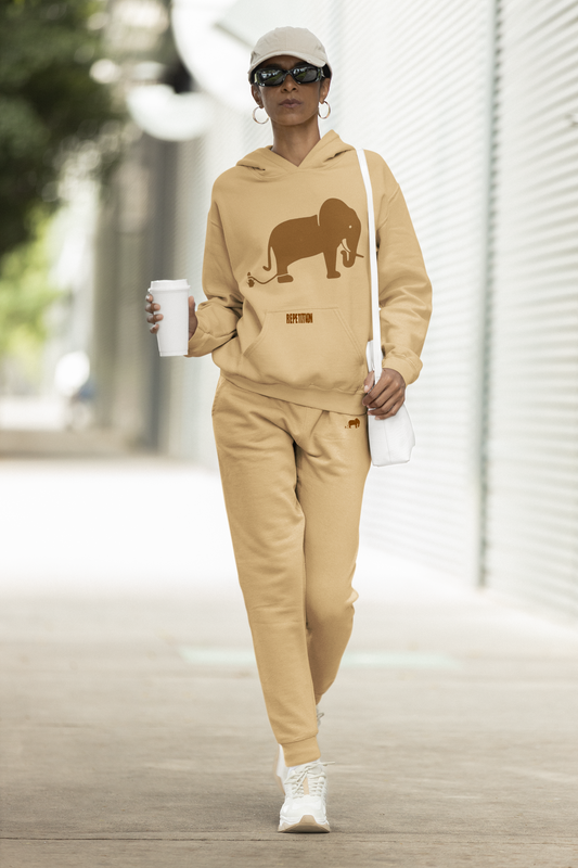 1.5 Women's Hoodie and Jogger Sets - Khaki