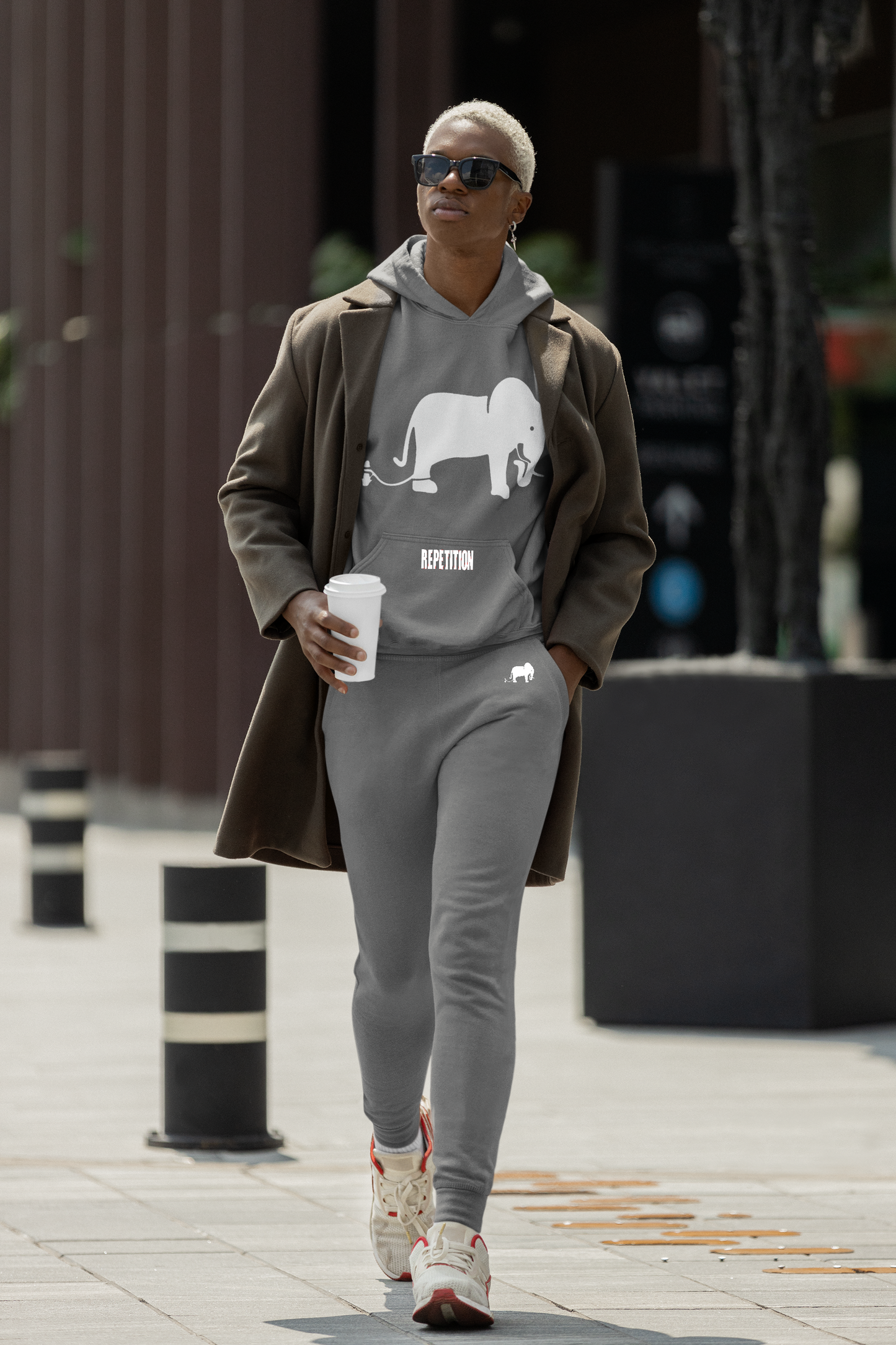 1.1 Men's Hoodie and Jogger Sets - Grey