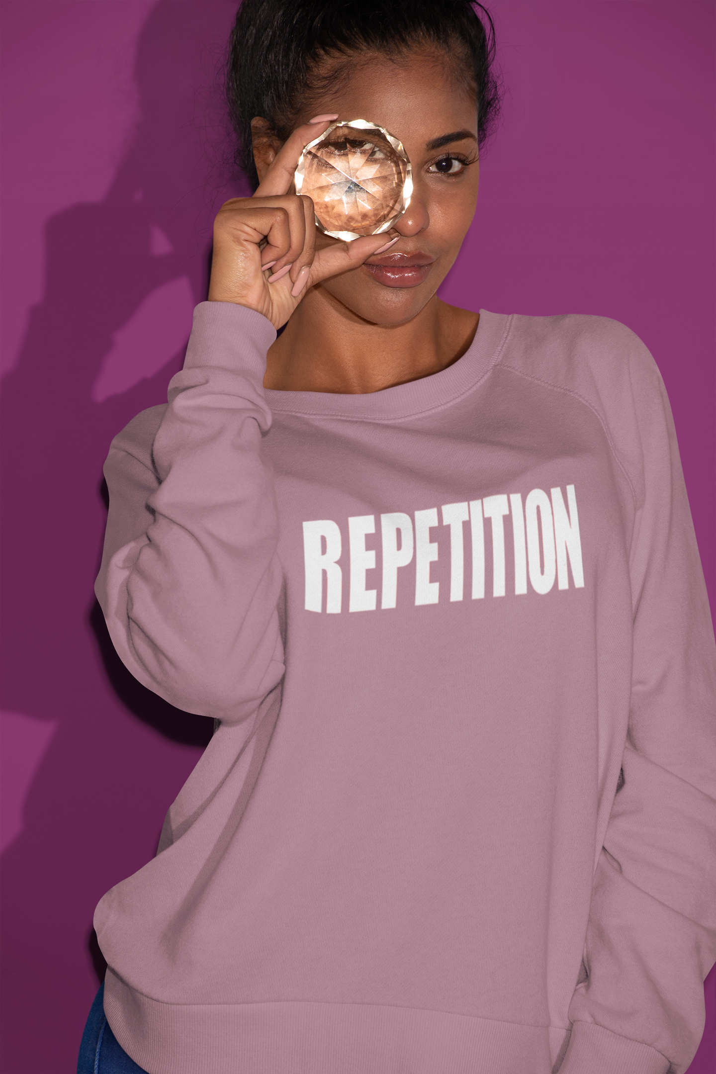 3.1 Women's Crewneck Pullovers - Hazy Pink